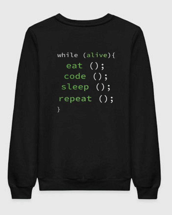 Eat Sleep Code Repeat Sweatshirt