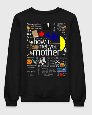 How I Met Your Mother Graphics Sweatshirt