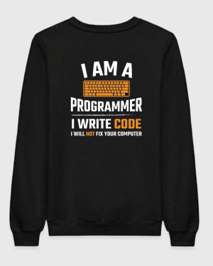 I'm A Programmer I Write Codes Sweatshirt