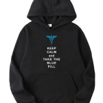 Keep Calm And Take The Blue Pill Hoodie
