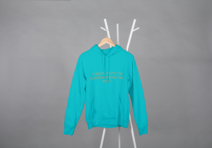 Career Parh, I'm Just Following The Wifi Hoodie Blue