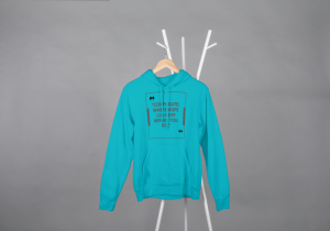 Coorporate,Where Hopes Log Off Before You Do Hoodie Blue