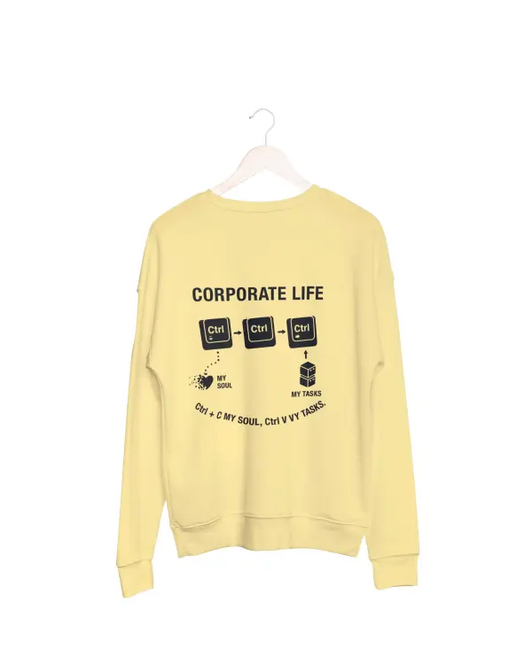 Ctrl+c my soul, Ctrl+ my Tasks Sweatshirt beige