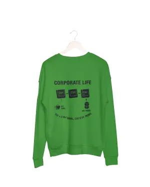 Ctrl+c my soul, Ctrl+ my Tasks Sweatshirt green