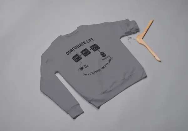 Ctrl+c my soul, Ctrl+ my Tasks Sweatshirt grey