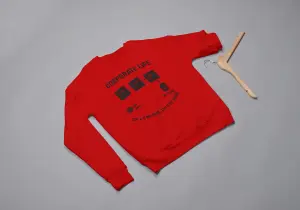 Ctrl+c my soul, Ctrl+ my Tasks Sweatshirt red