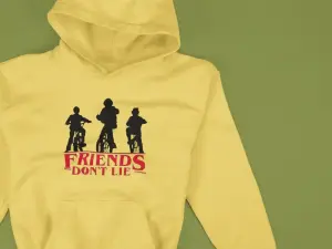 Friends Don't Lie Hoodie Beige