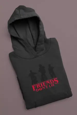 Friends Don't Lie Hoodie Black