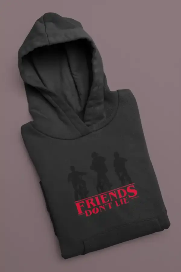 Friends Don't Lie Hoodie Black