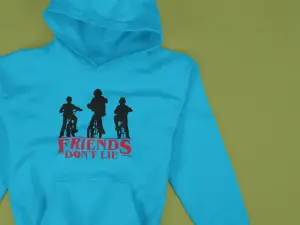 Friends Don't Lie Hoodie Blue