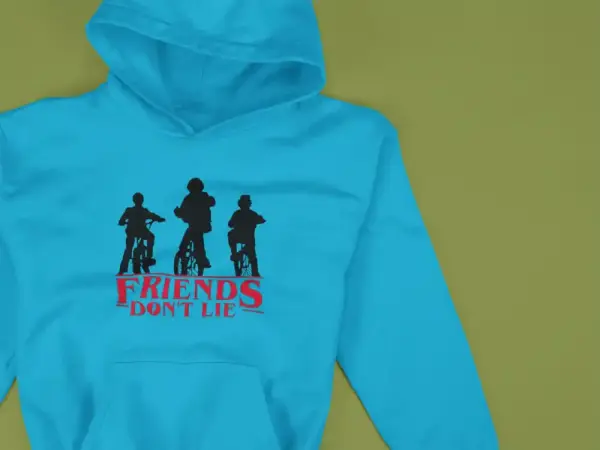 Friends Don't Lie Hoodie Blue