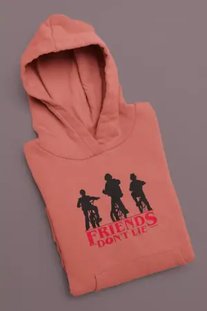 Friends Don't Lie Hoodie Medium Red