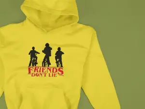 Friends Don't Lie Hoodie Mustard