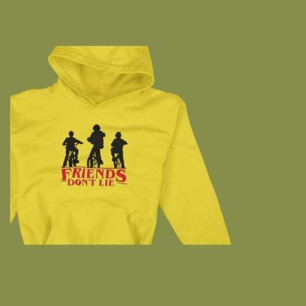 Friends Dont Lie Hoodie Mustard