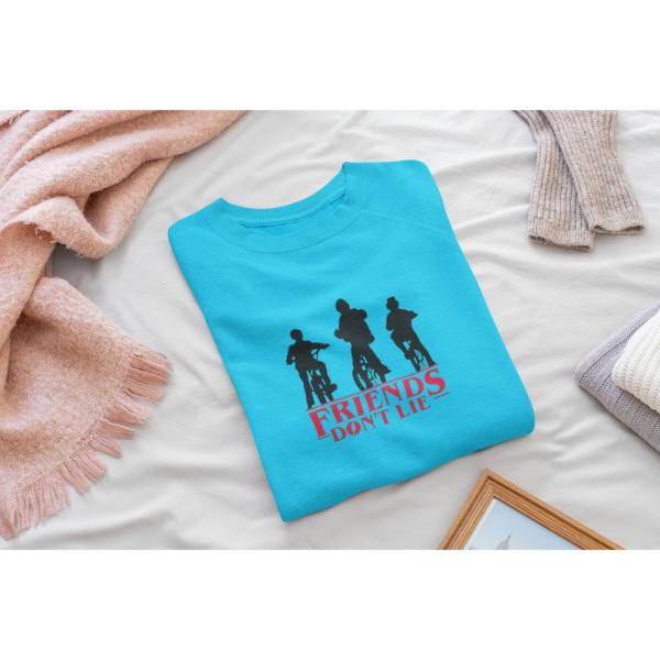 Friends Don't Lie Sweatshirt Blue