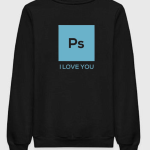 Graphic Designer I Love You Sweatshirt