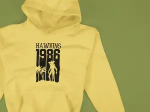 Hawkins 1986 Hoodie Beige