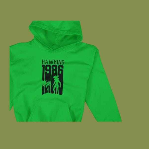 Hawkins 1986 Hoodie Green