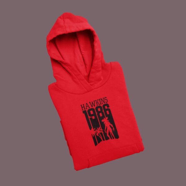 Hawkins 1986 Hoodie Red