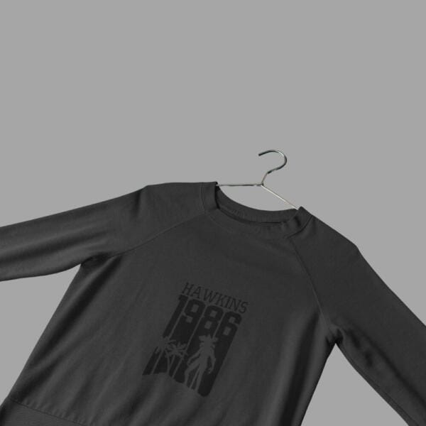 Hawkins 1986 Sweatshirt Black