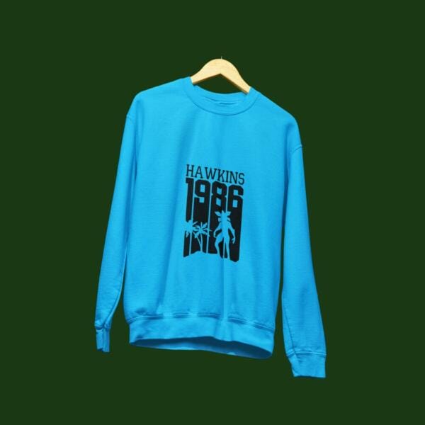 Hawkins 1986 Sweatshirt Blue