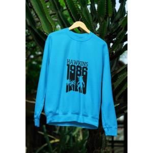 Hawkins 1986 Sweatshirt Blue