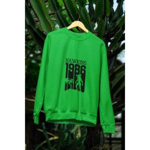 Hawkins 1986 Sweatshirt Green
