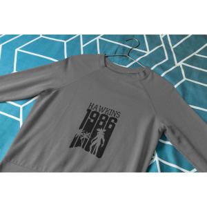 Hawkins 1986 Sweatshirt Grey
