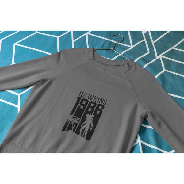 Hawkins 1986 Sweatshirt Grey