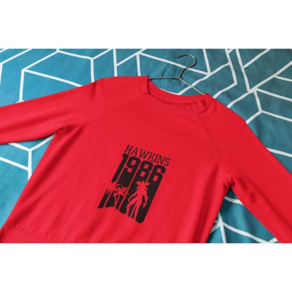 Hawkins 1986 Sweatshirt Red