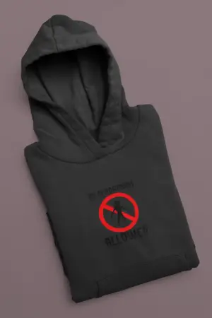 No Demogorgans Allowed Hoodie Black
