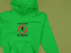 No Demogorgans Allowed Hoodie Green
