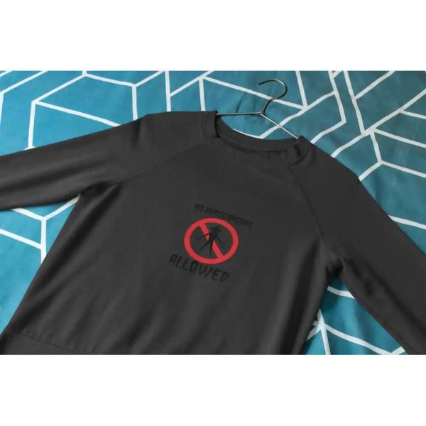 No Demogorgans Allowed Sweatshirt Black