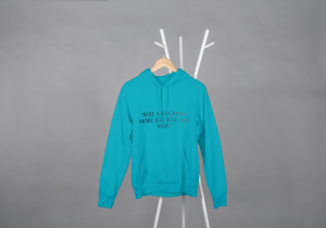 Rise And Grind,More Like Rise And Sigh Hoodie Blue
