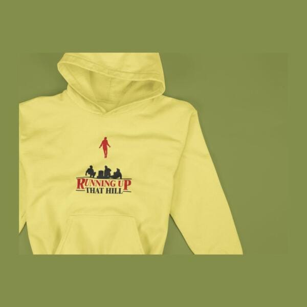 Running Up That Hill Hoodie Beige