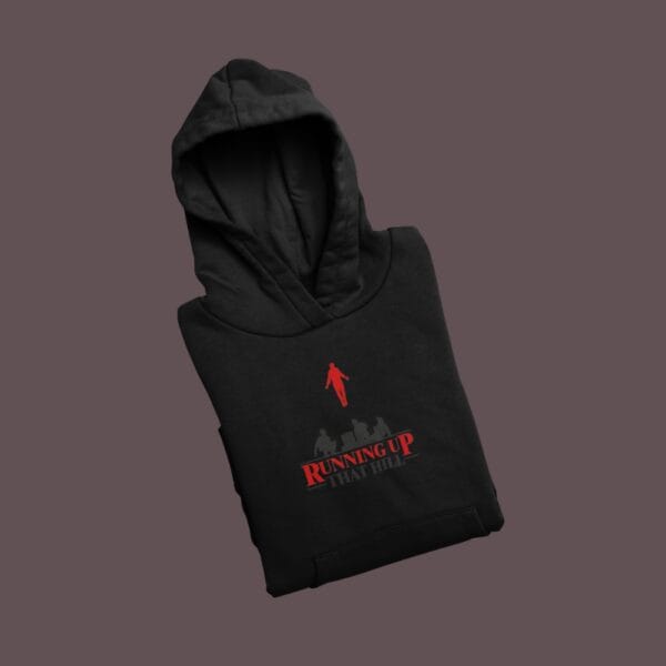 Running Up That Hill Hoodie Black