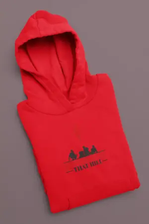 Running Up That Hill Hoodie Red