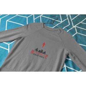 Running Up That Hill Sweatshirt Grey