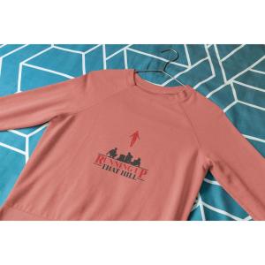 Running Up That Hill Sweatshirt Medium Red