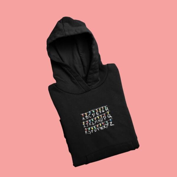 Signals From The Upside Down Hoodie Black
