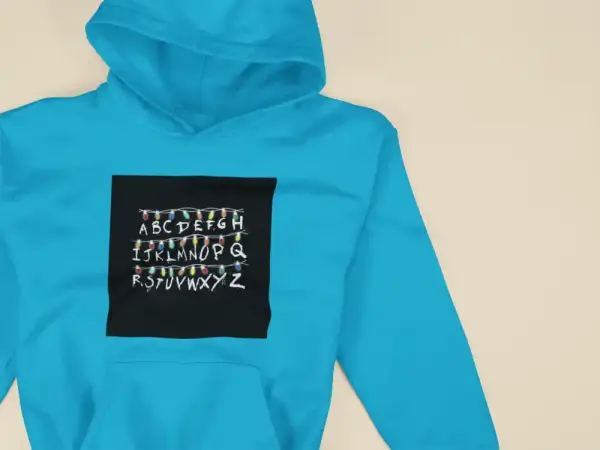 Signals From The Upside Down Hoodie Blue