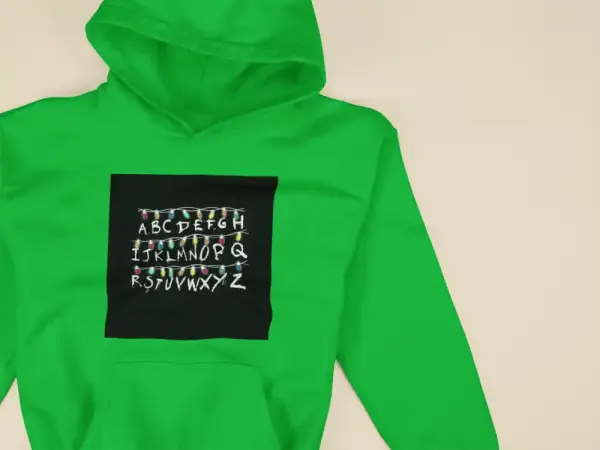 Signals From The Upside Down Hoodie Green