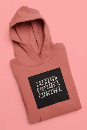 Signals From The Upside Down Hoodie Medium Red