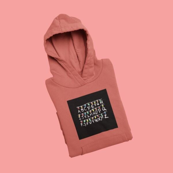 Signals From The Upside Down Hoodie Medium Red