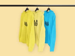 Stranger Things Hoodie Beige,Blue,mustard