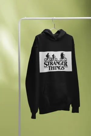 Stranger Things Hoodie Black