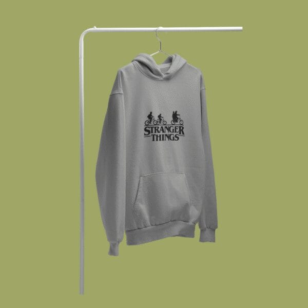 Stranger Things Hoodie Grey