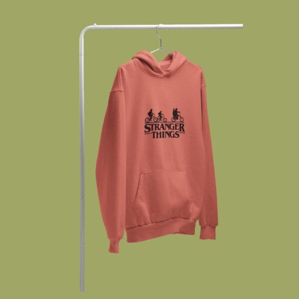 Stranger Things Hoodie Medium Red