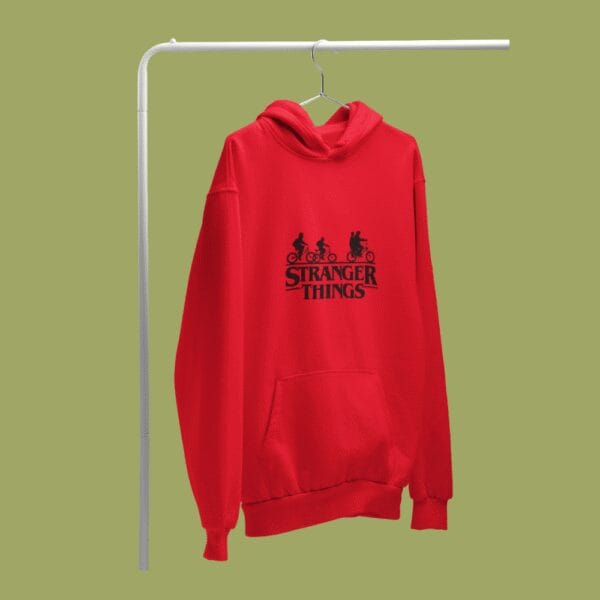 Stranger Things Hoodie Red