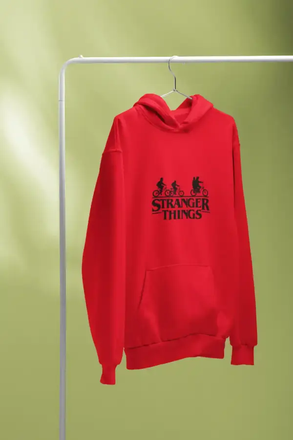 Stranger Things Hoodie Red